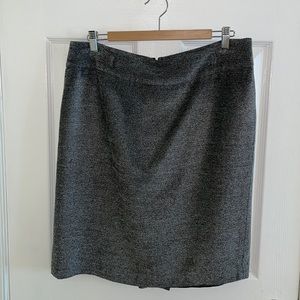 Grey A-line skirt from ANN TAYLOR, size 12